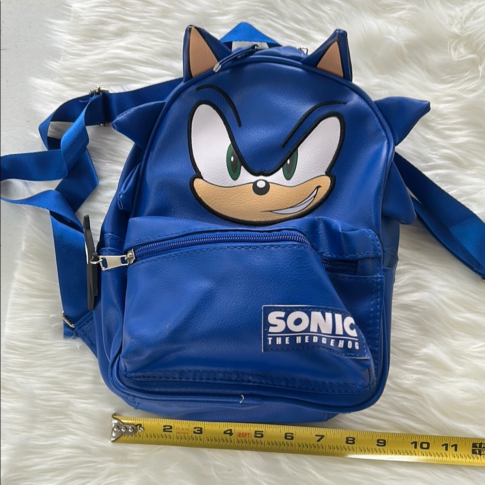 Blue Sonic The Hedgehog Backpack - image 8